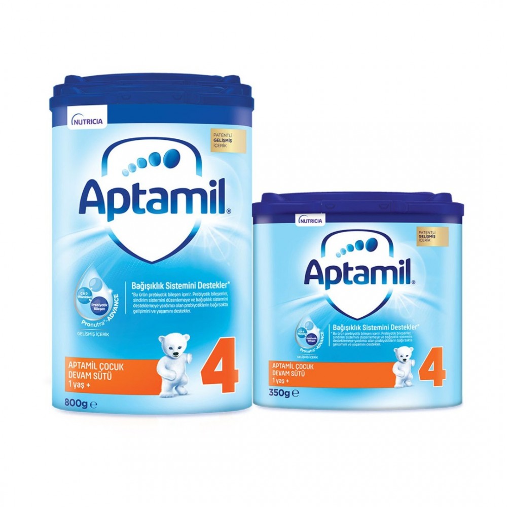 Aptamil Devam Sütü No:4 800 g + 350 g