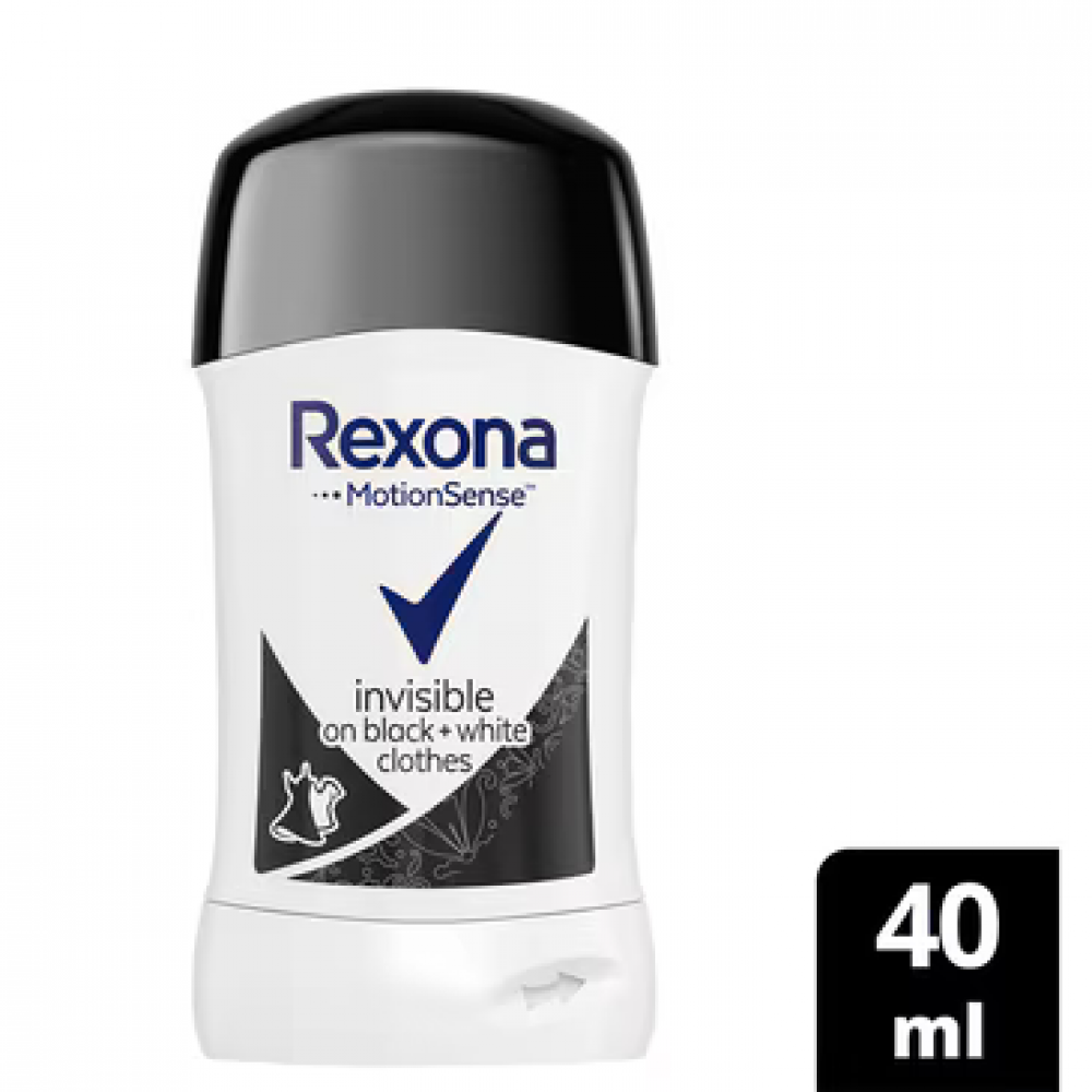 Rexona MotionSense Kadın Stick Deodorant Invisible On Black + White Clothes 40 ml