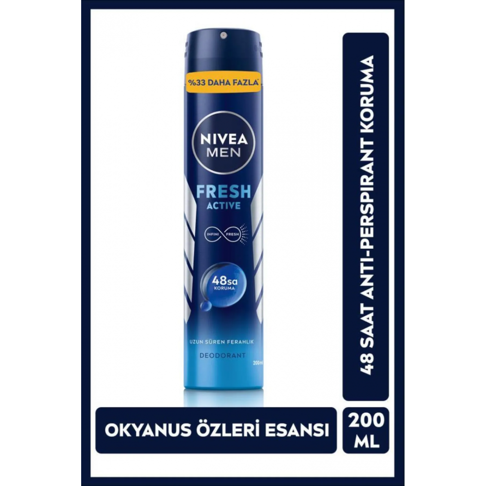 NIVEA MEN Fresh Active  Deodorant 200ml