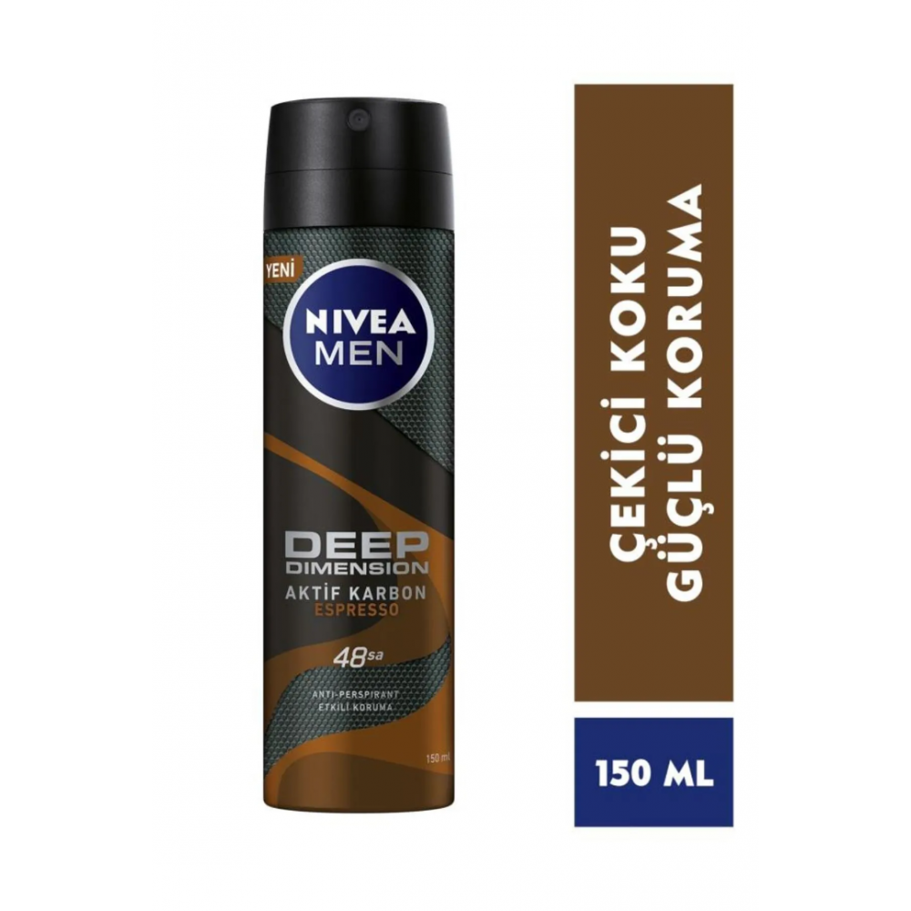 NIVEA Men Deodorant Deep Dimension Espresso 150ml