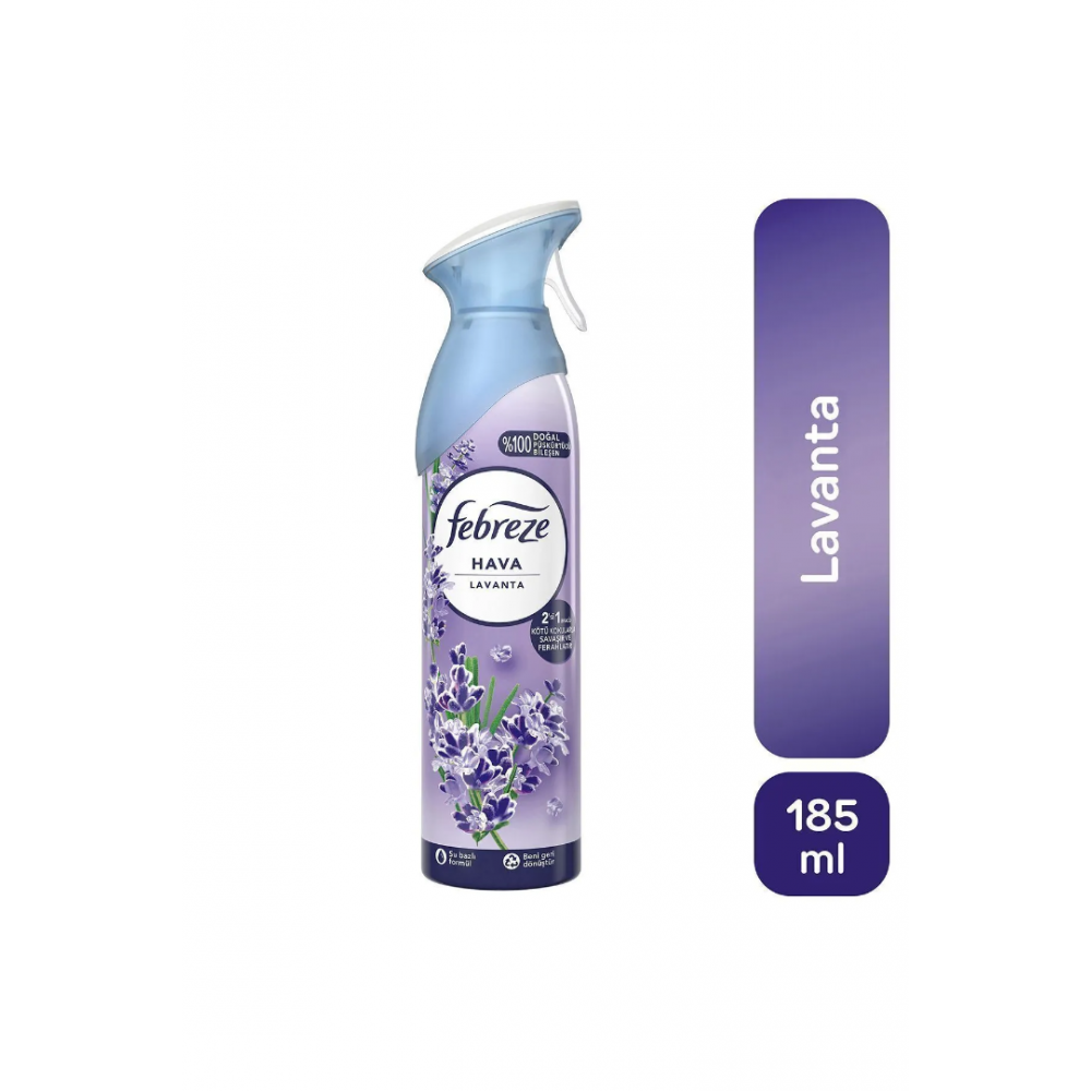 Febreze Hava Ferahlatıcı Sprey Oda Kokusu Lavanta Kokulu 185 ml