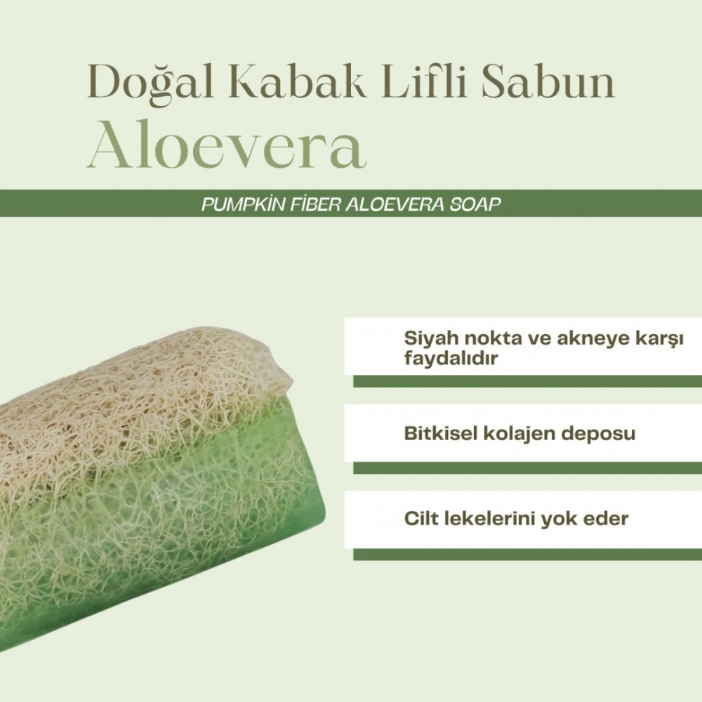 MORADO kabak lifli sabun aloevera 100 g