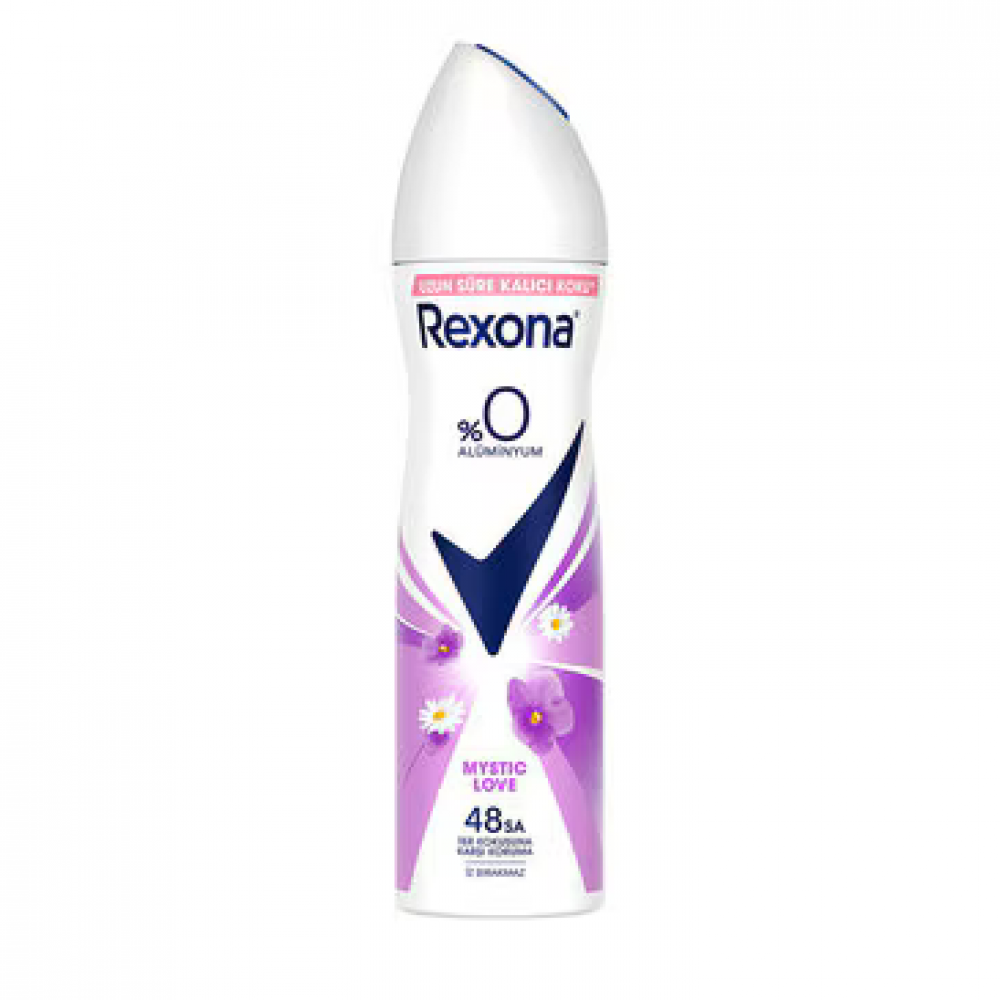 Rexona Kadın Sprey Deodorant Mystic Love %0 Alüminyum  150 ml