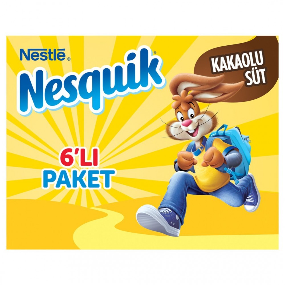 Nesquik Kakaolu Süt 6x180 Ml