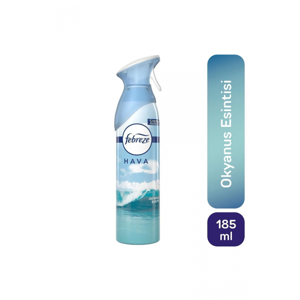 Febreze Hava Ferahlatıcı Sprey Oda Kokusu Okyanus Esintisi 185 ml