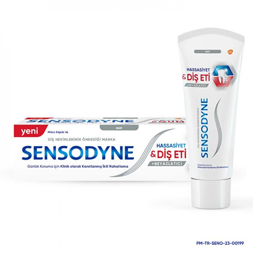 Sensodyne Diş Macunu Hassasiyet ve Güçlü Diş Eti 75 ml