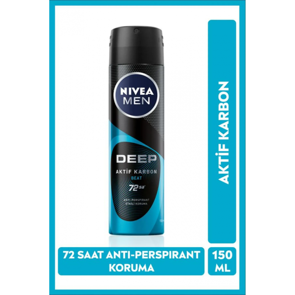 NIVEA Men  Deodorant Deep Beat 150ml