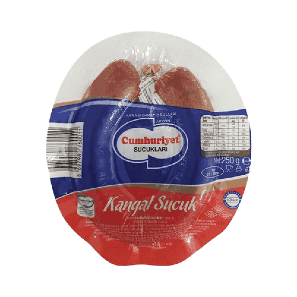 Cumhuriyet Dana Kangal Sucuk 250 G