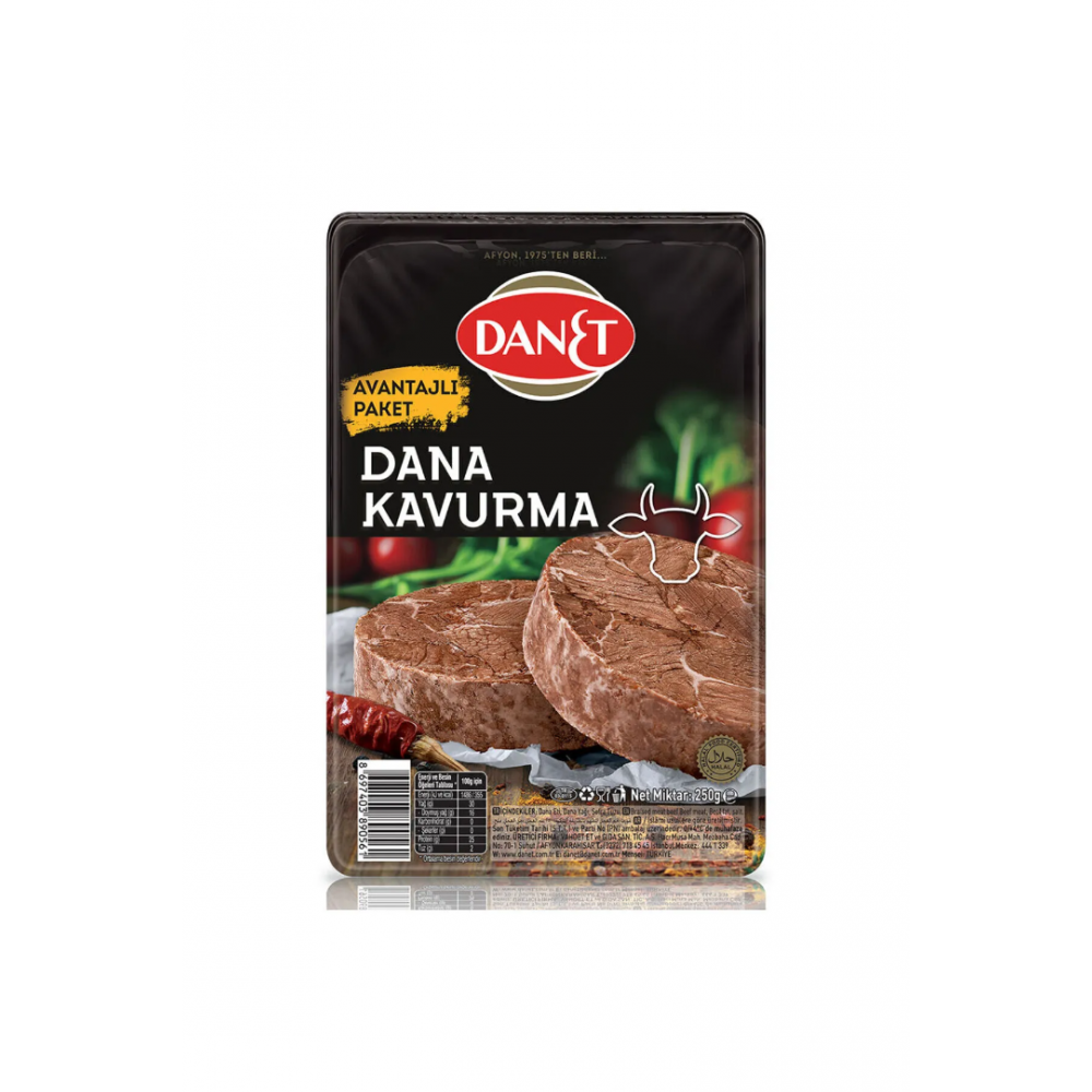 Danet Dana Kavurma İki Dilim 250 gr