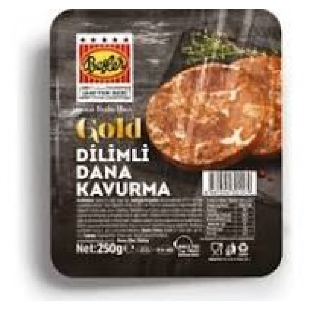 Beşler gold dilimli dana kavurma 250 g