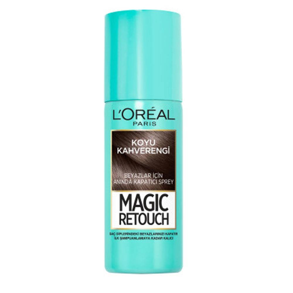 Loreal retouch sprey koyu kahverengi