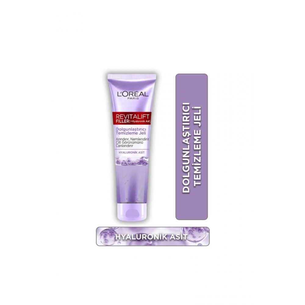 L'Oreal Paris Revitalift Filler Hyaluronik Asit Dolgunlaştırıcı Yüz Temizleme Jeli 150 Ml Arındırıcı