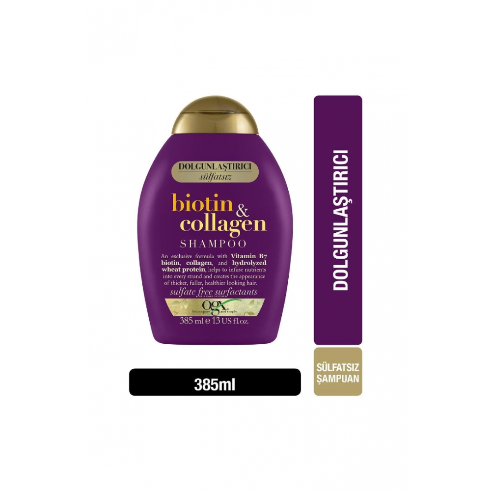 OGX Biotin & Collagen Full Dolgunlaştırıcı Ve Uzatıcı Şampuan 385 ml