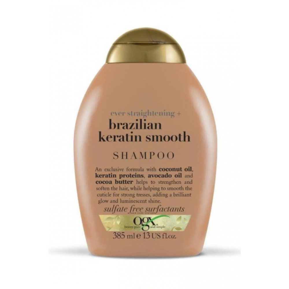 OGX Organix Brazilian Keratin Smooth Şampuan 385 Ml