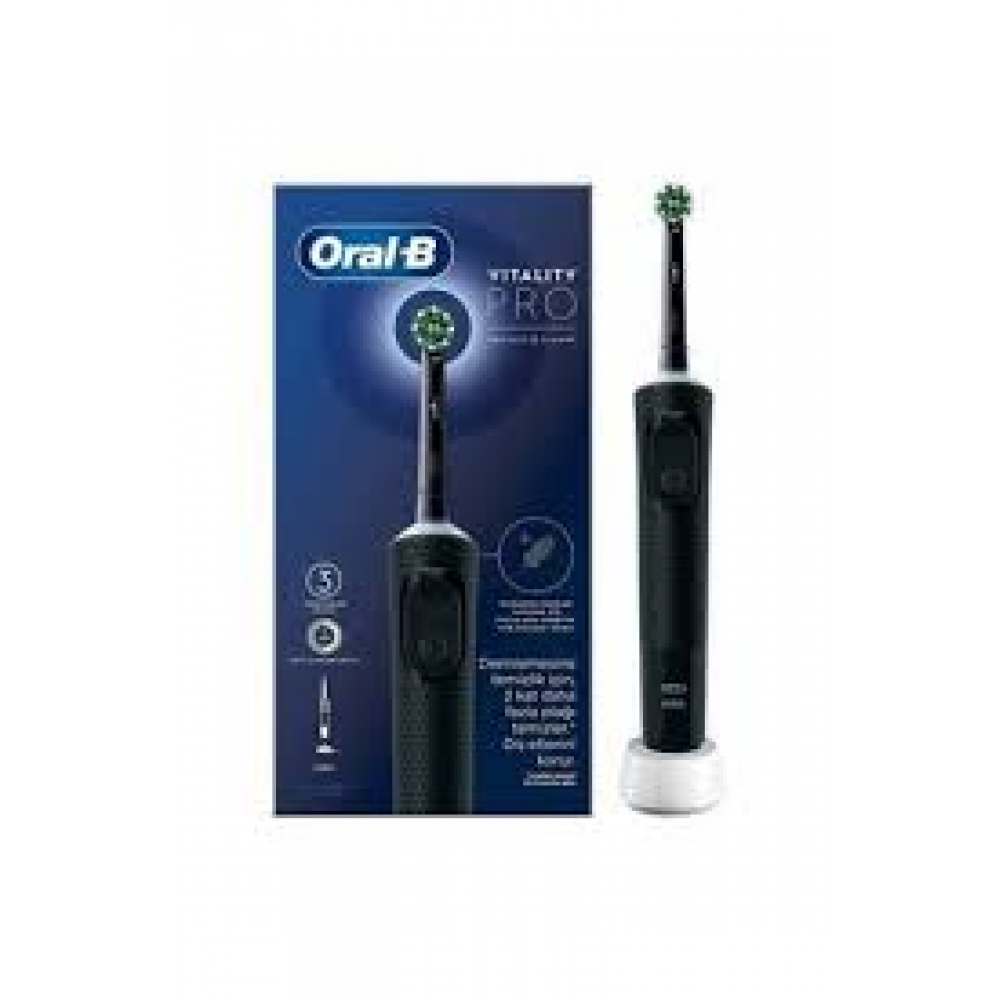 Oral-B D103 Vitality Pro Cross Action Şarjlı Diş Fırçası - Siyah