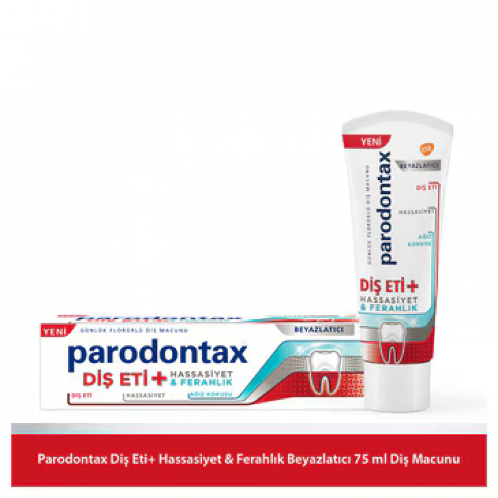 Parodontax Diş Eti + Hassasiyet Beyazlatıcı Diş Macunu 75 ml