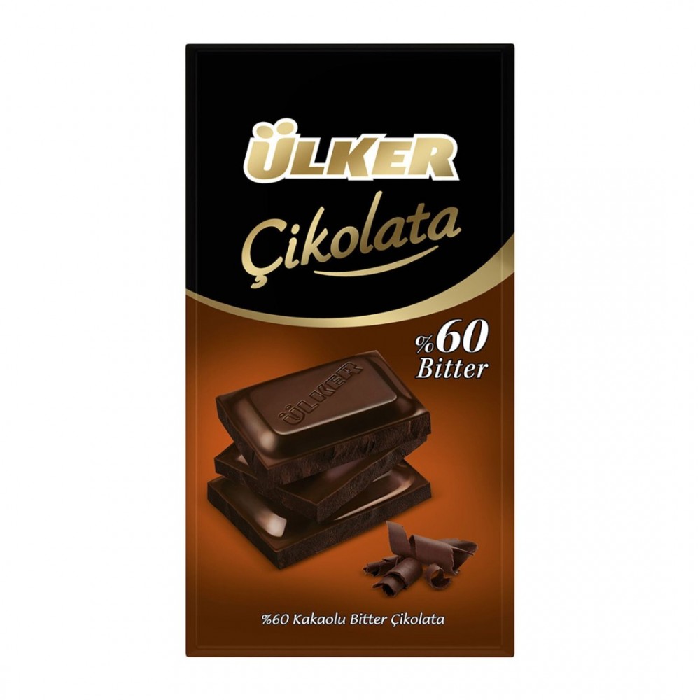 Ülker Tablet Çikolata Bitter 70 G