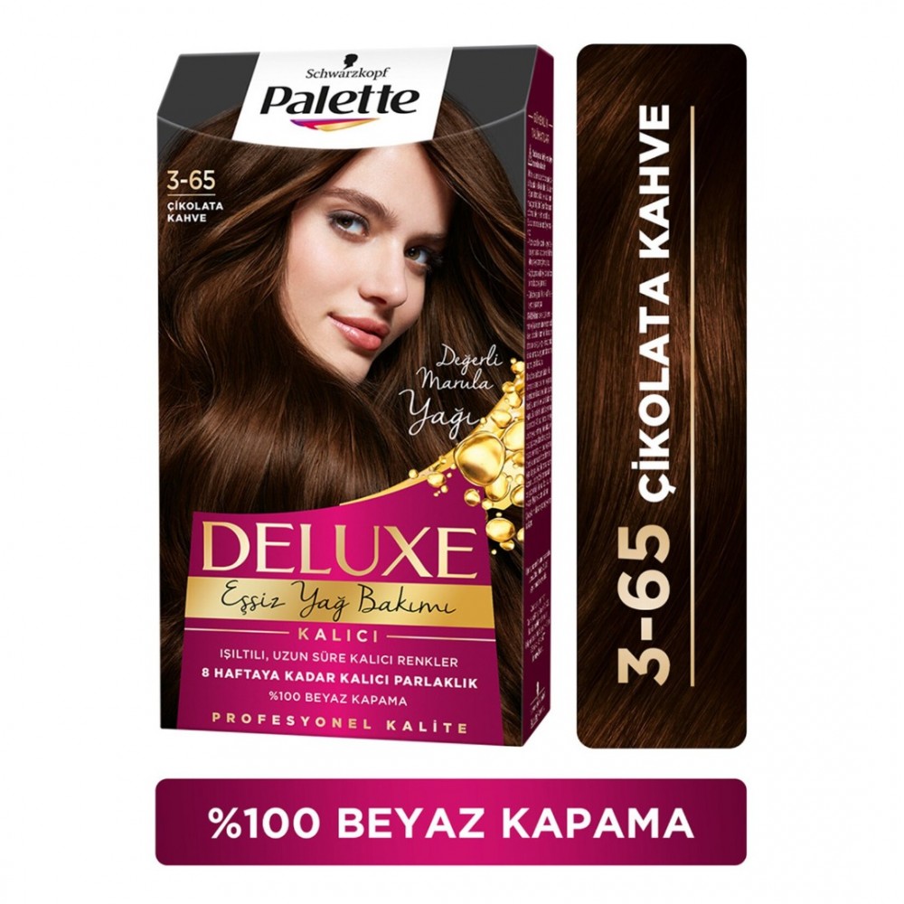 Palette Deluxe Saç Boyası 3-65 Çikolata Kahve 115 Ml