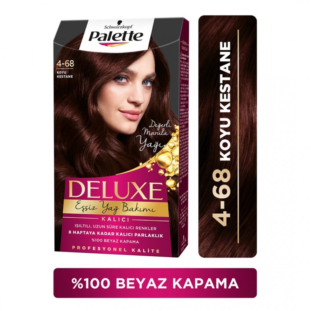 Palette Deluxe Saç Boyası Koyu Kestane 4-68