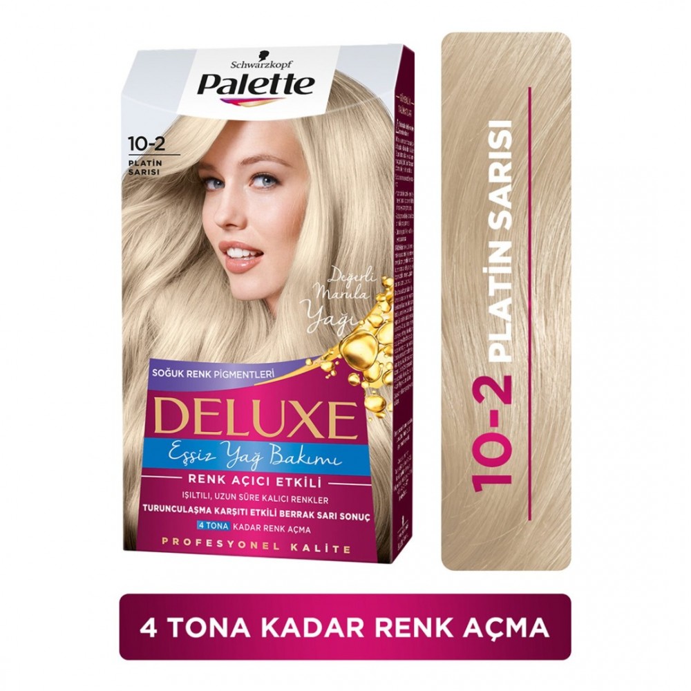 Palette Deluxe Saç Boyası 10-2 Platin Sarı