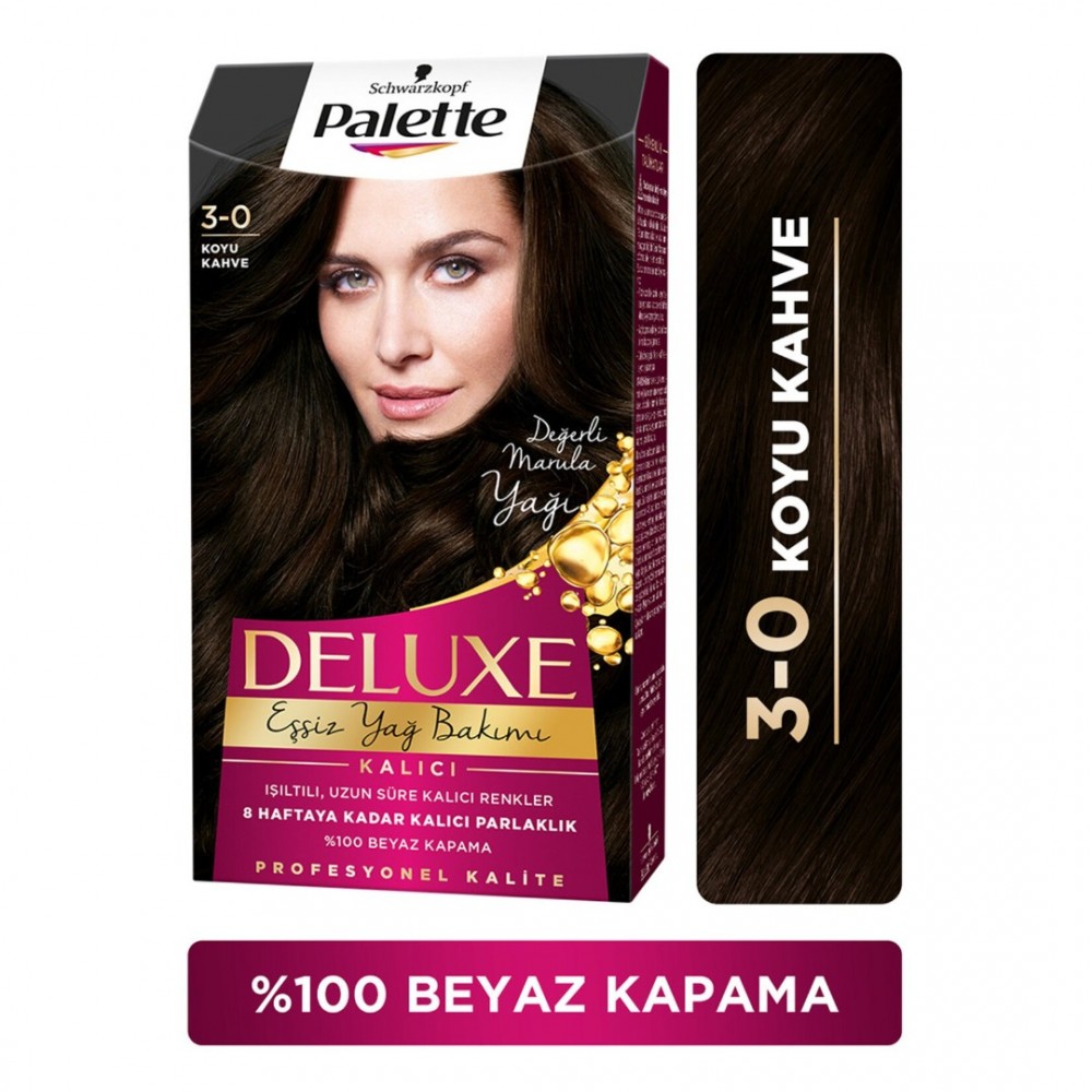 Palette Deluxe Saç Boyası Koyu Kahve 3-0 115 Ml