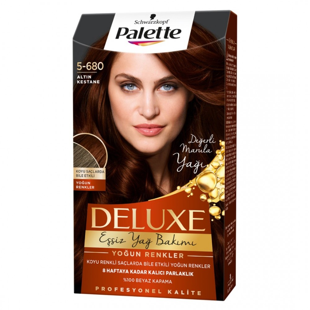 Palette Deluxe Yoğun Renkler 5- 680 Altın Kestane 115 Ml