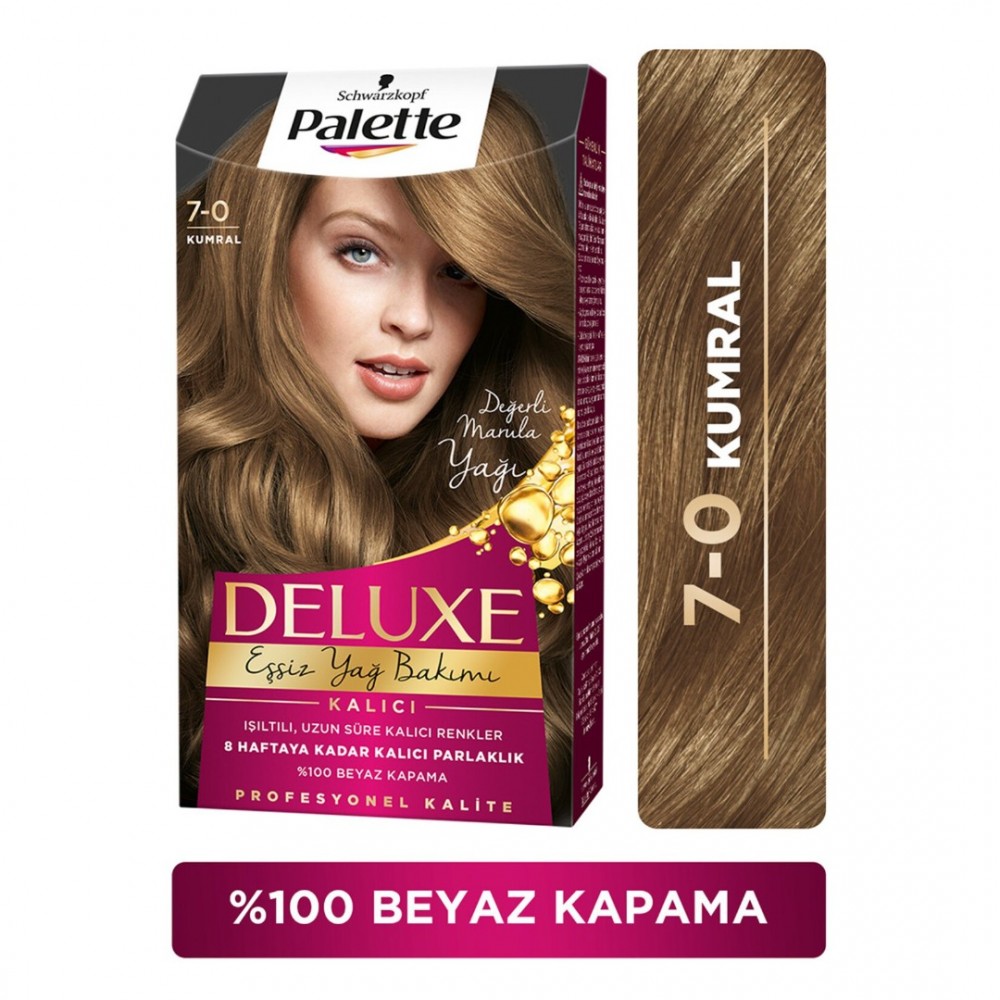 Palette Deluxe Saç Boyası 7-0 Kumral 115 Ml