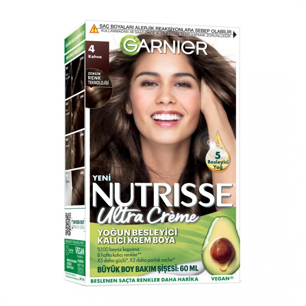 Garnier Nutrisse Ultra Creme Saç Boyası 4 Kahve